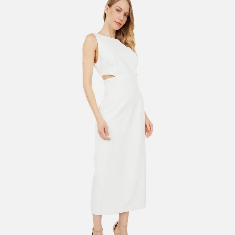 Bardot Lordi Midi Ivory Dress Size 8 NWT